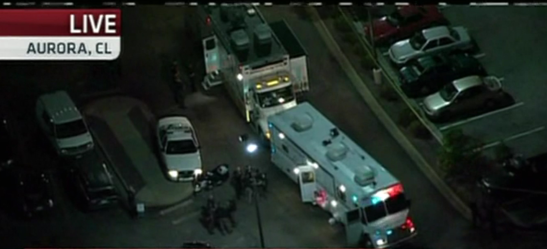 dark knight shooting aerial shot
